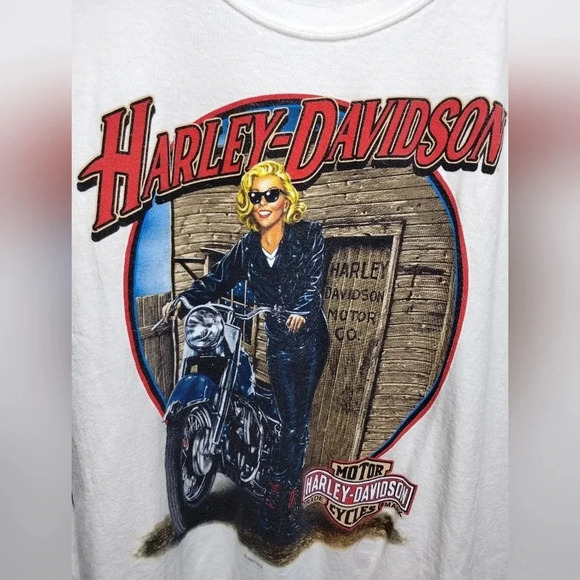 Harley Davidson Long Sleeves Graphic Tee size 3XL‎ Wichita Kansas Tornado - Picture 2 of 6